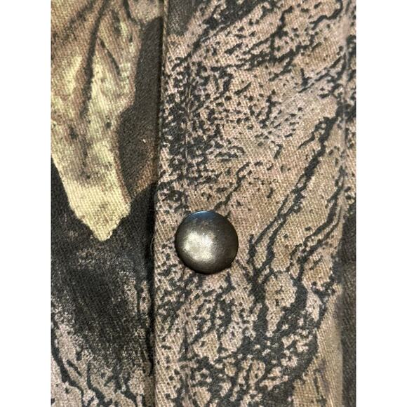 Xl Duxbak Camp Hunting Jacket Camouflage Tree Green Made In USA - Picture 9 of 16